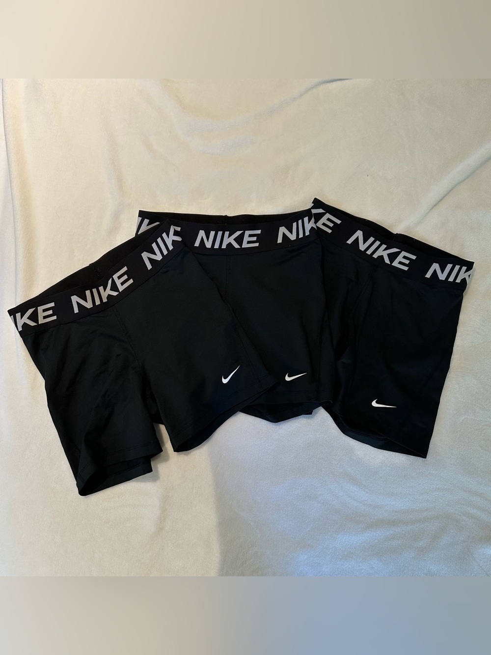 Nike - women’s M - black volleyball shorts - SET OF THREE